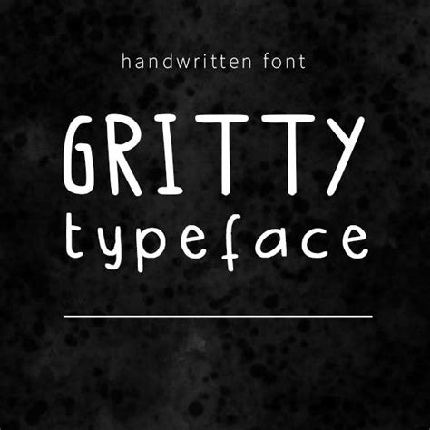 Gritty Fonts From Graphicriver
