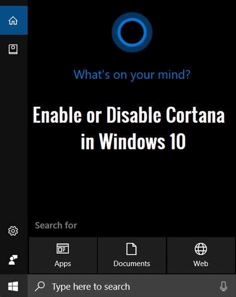 How To Enable Or Disable Cortana In Windows 10 Techcult