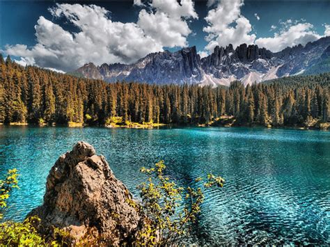The Lake Karer In South Tyrol Der Karersee In Südtirol Flickr