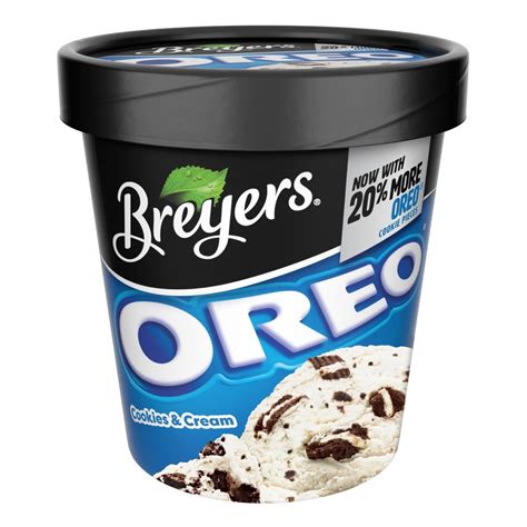 Breyers Oreo Cookie Ice Cream 8 Count Superfrosty