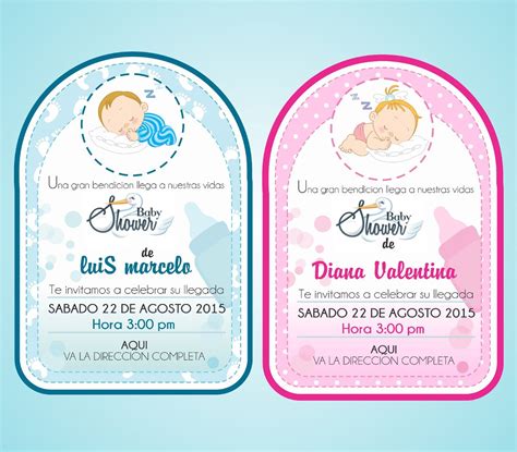 Tarjetas De Invitación Baby Shower Bautizo Y Comunion Bs 100000