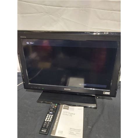 Sony Bravia 26 Lcd Digital Colour Television With Remote Needs