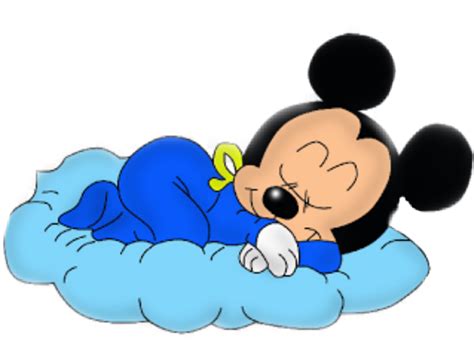 Mickey Mouse Sleeping In Bed Clipart Full Size Clipart 1211635