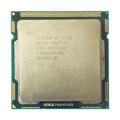 Intel Core I3 530 Cpu Lga1156 Socket 293ghz L3 4mb Dual Core