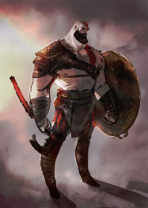 Concept Art Kratos God Of War God Of War God