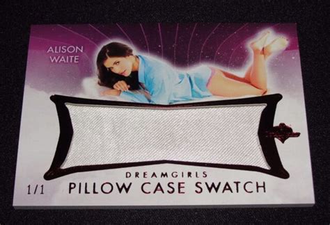2017 Benchwarmer Alison Waite Dreamgirls 2 Pillow Case Red Foil 11