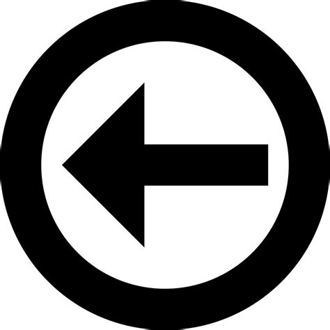 Directional Arrow On A Circle Svg Png Icon Free Download 68702