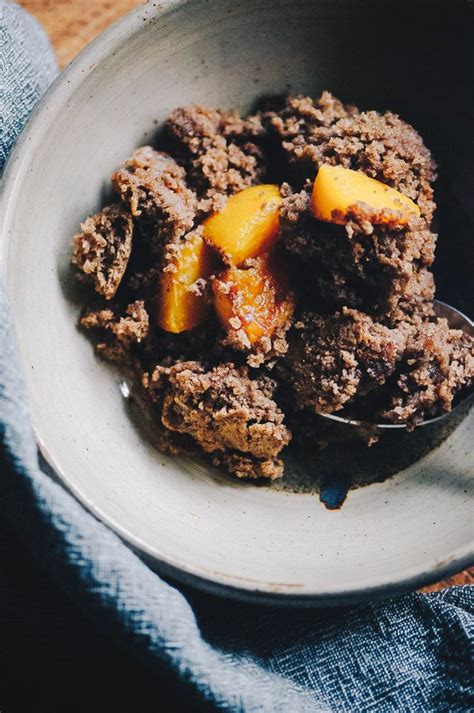 This hearty, earthy gluten free buckwheat bread is a delightful change of pace from ordinary bread. This easy and healthy gluten-free peach cobbler recipe is ...