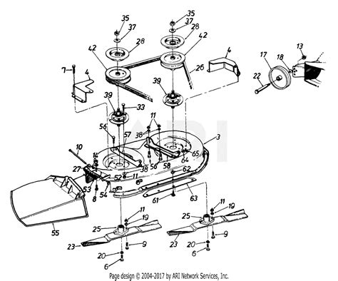 Mtd 134h471f190 38 Lawn Tractor L 12 1994 Parts Diagram For 38 Inch