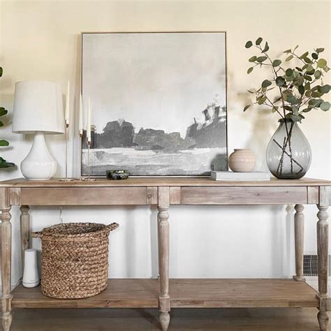 Everett Foyer Table Natural Wood By World Market In 2021 Foyer