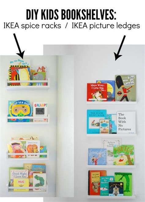 How To Use Ikea Spice Racks For Books Or The Easiest Diy