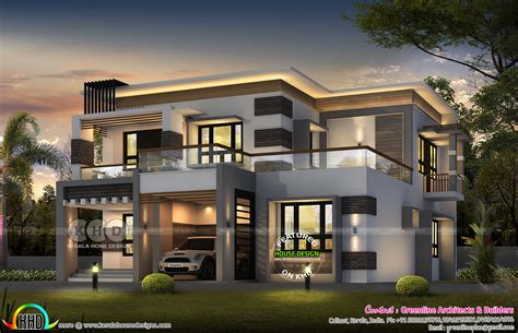 September 2018 House Plans Starts Here Contemporary Home Kerala