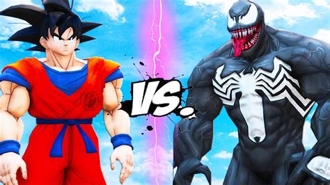 Goku Vs Venom Epic Battle Youtube