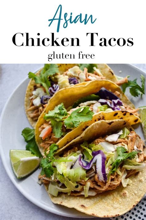 16 super delicious (and easy) asian food recipes. Asian Chicken Tacos | Recipe in 2020 | Chicken tacos ...