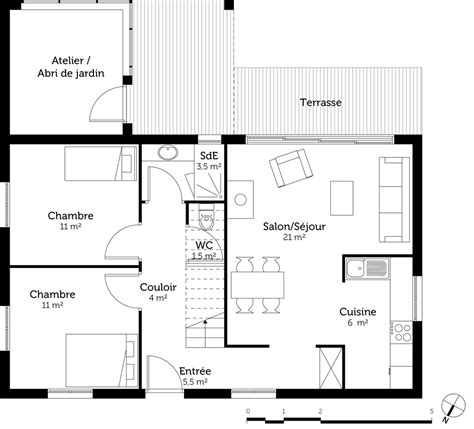 Plan Maison 120 M² Avec 4 Chambres Ooreka