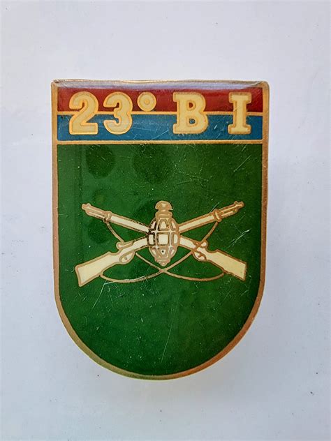 Distintivo De Bolso 23 Bi 23º Batalhão De Infantaria Gba Antiquario