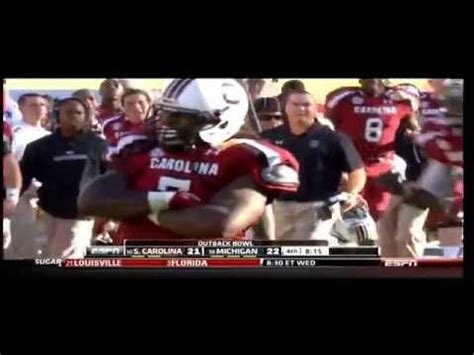 But, i mean, daaaaaaaaaamn son. Biggest College Football Hit of 2013 Jadeveon Clowney goes HAM on Michigan - Outback Bowl ...