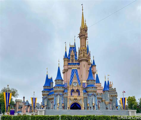 Disney World Castle New Blue For You Magic Kingdom Castle Makeover In