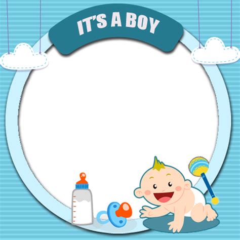 Download Baby Boy Frame Png Clip Art Transparent Download Bingkai