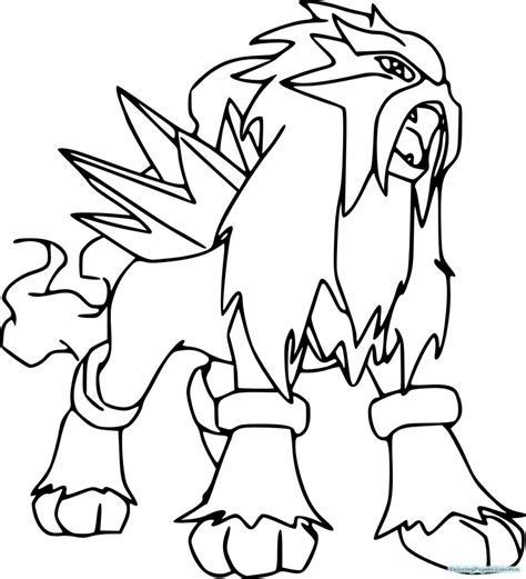 Coloring Pages Of Legendary Pokemon At Free