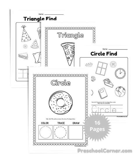 Preschool Shape Activity Download Printables