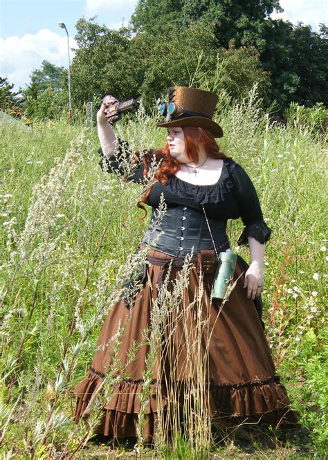 Cosplay Plus Size Costume Convention Diy Sewing Steampunk Plus Size Steampunk Mode