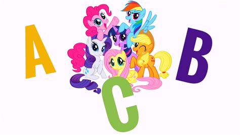 My Little Pony A Z Fun Learning Alphabet Youtube
