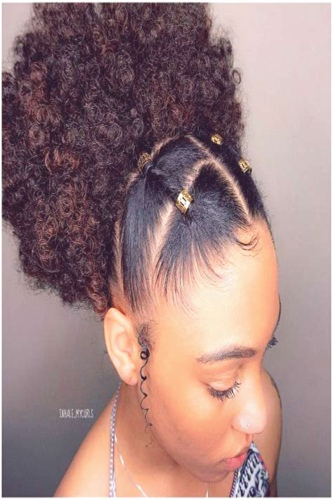 Fragrance Simple Natural Hairstyles Blown Out Natural Hairstyles Medium