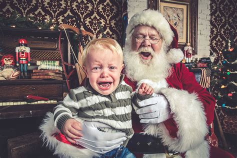 Kids Crying With Santa