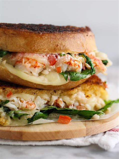 Kennebunkport Lobster Grilled Cheese Sandwich Recipes Cooking