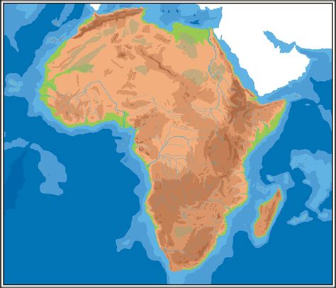 Mapa Geográfico De África Tamaño Completo Ex