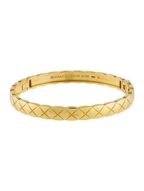 Chanel 18k Coco Crush Bracelet 18k Yellow Gold Bangle Bracelets