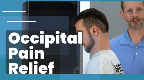 Occipital Pain Exercises Youtube