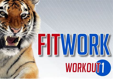Fitwork Workout 1 Workout Allenamento Italia
