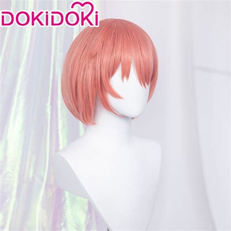 Doki Literature Club Ddlc Sayori Short Pink Cos Wig Hair Aliexpress