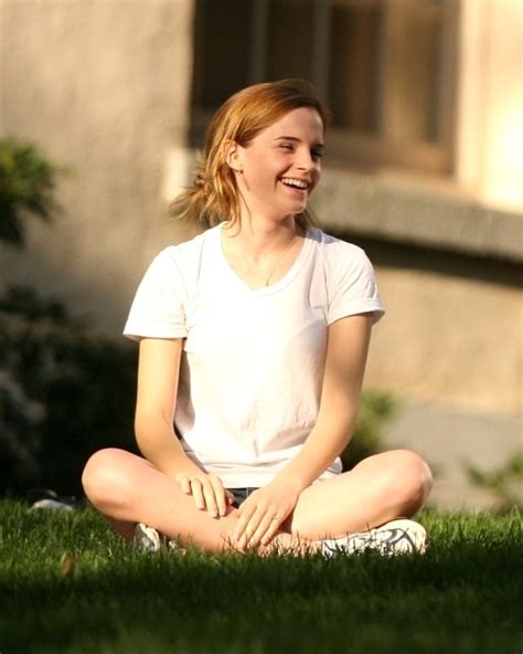 Celebritygallery Emma Watson Leggy At Brown University