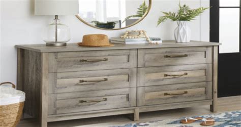 With its modern form and sleek finish, thewith its modern form and sleek finish, the meike dresser is a chic bedroom storage solution. Better Homes & Gardens Modern Farmhouse 6-Drawer Dresser ...