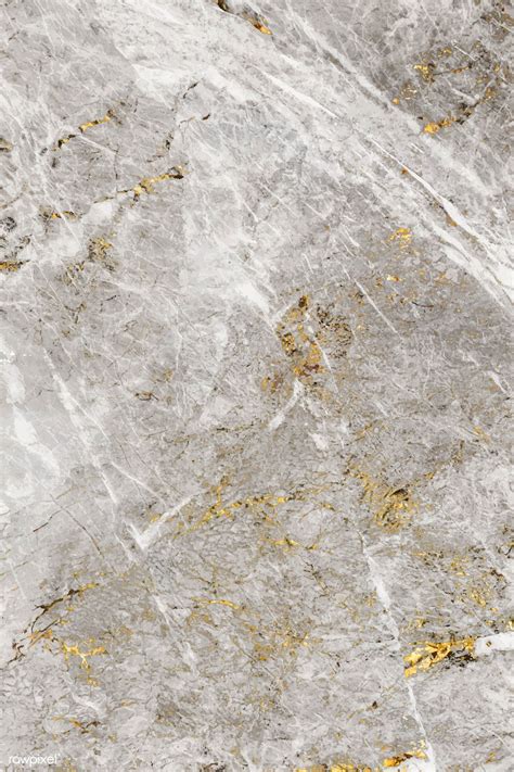 Gray And Gold Marble Textured Background Vector Free Image By
