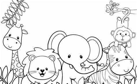 coloring pages zoo animals coloring pages  kids
