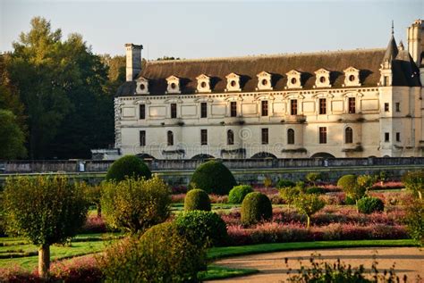 Chateau Chenonceau Loire Valley France Stock Photo Image Of France