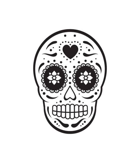 200 Tattoo Tribal Mexican Skull Art Drawing Illustrations Royalty