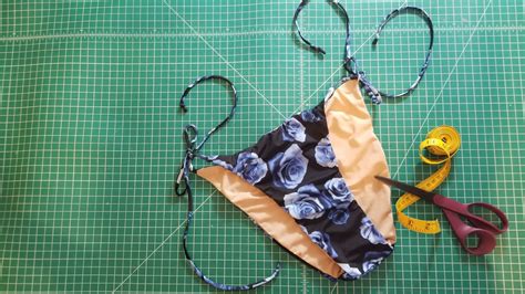How To Sew String Bikini Bottoms With Side Ties Adopt Your Clothes
