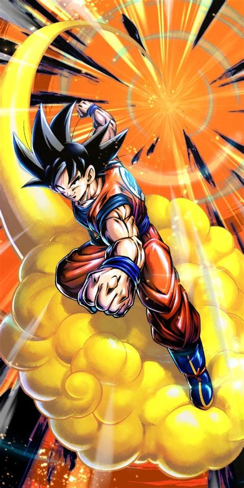 Dragon ball legends (unofficial) game database. Goku en la nube Voladora en 2020 | Personajes de goku ...