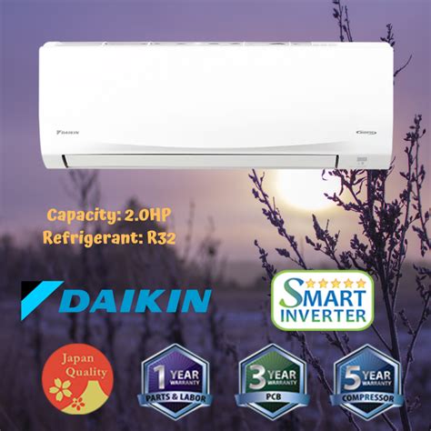 Daikin D Smart Series Inverter Wall Mounted Hp Msb