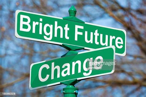 Bright Future Ahead Sign Photos And Premium High Res Pictures Getty