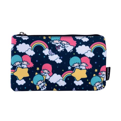 Loungefly Sanrio Twin Stars Print Coin Cosmetic Pencil Pouch