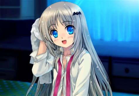 Noumi Kudryavka Cute Little Busters Girl Anime Blue Eyes Hd