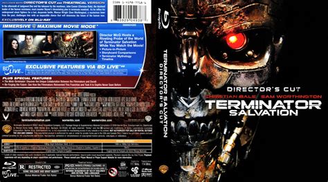 Terminator Salvation Director Cut Movie Blu Ray Scanned Covers