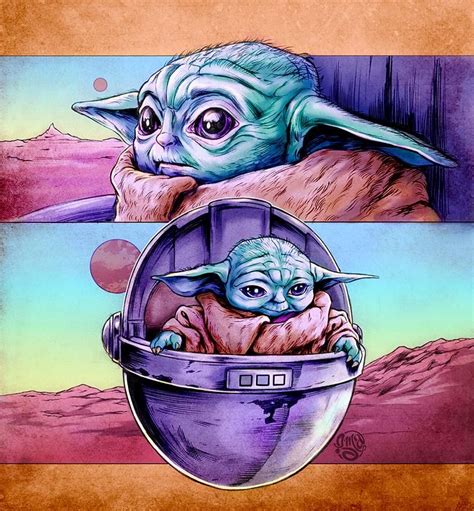 Baby Yoda By Ismacomics On Deviantart In 2020 Star Wars Art Star