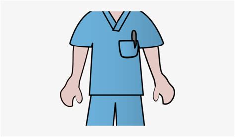 Nurse Clipart Nurse Uniform Doctor Scrubs Clip Art Transparent Png